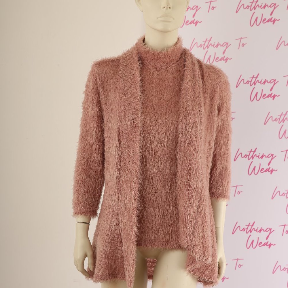 FRANK LYMAN cardigan and top set. Size 6.